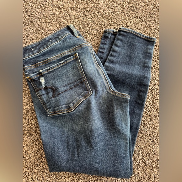 American Eagle Outfitters Super Stretch Denim Jegging Size 6 X-Short Preowned - Picture 10 of 10
